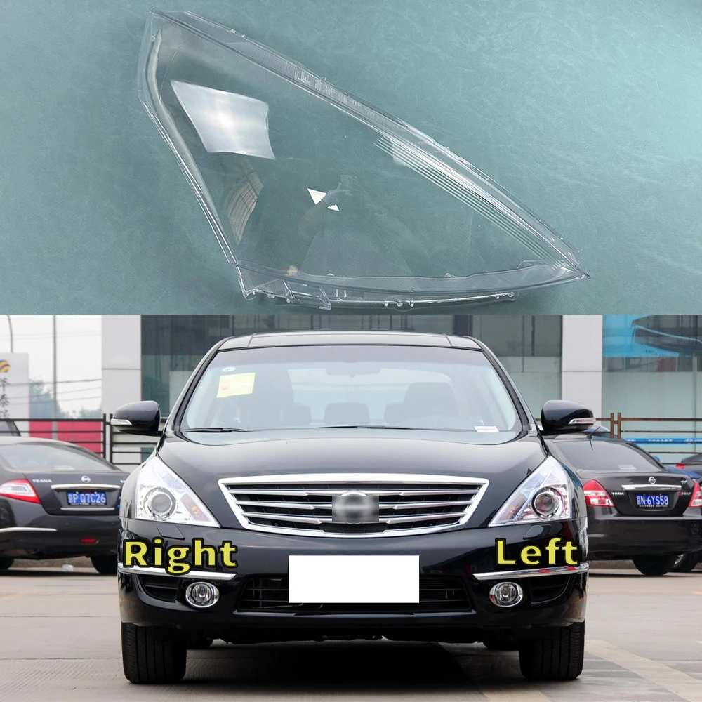 For Nissan Teana 2011 2012 Car Front Headlight Cover Lampshade Lampcover Caps Headlamp Shell Auto Head Lamp Light Case