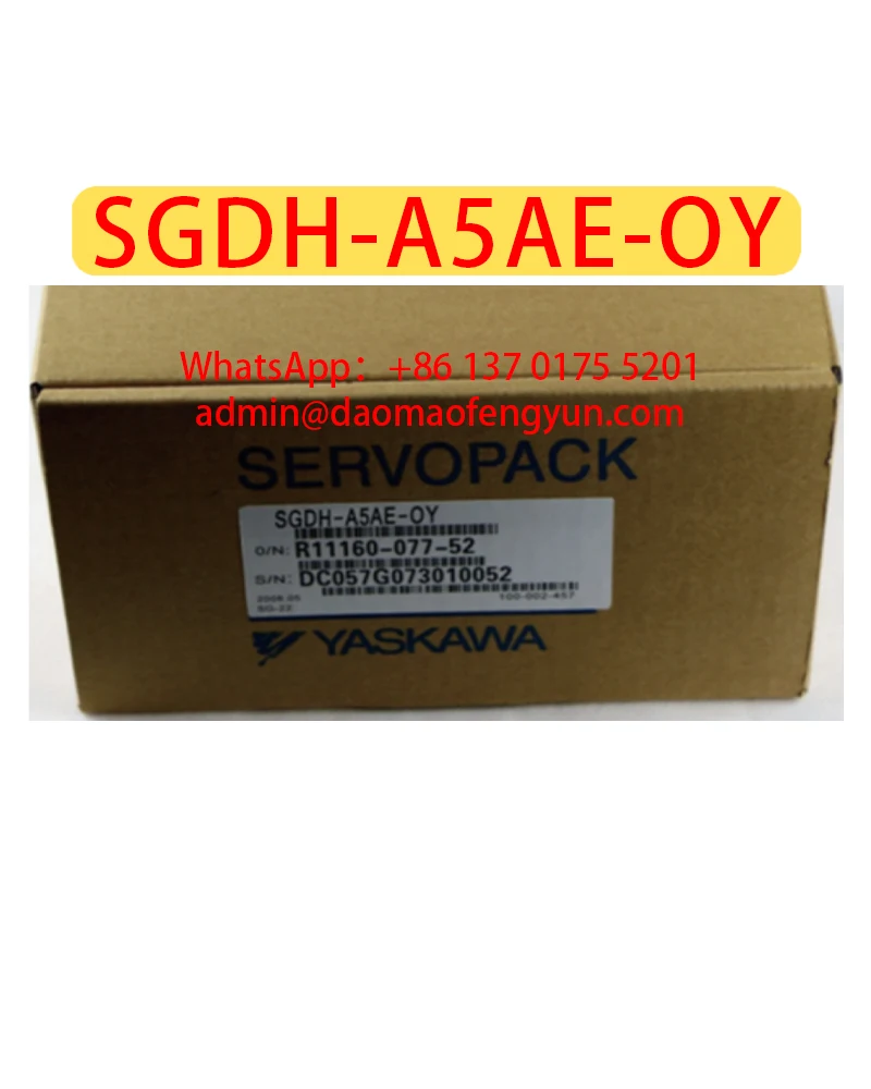 

SGDH-A5AE-OY Brand New Servo Drive，SGDH A5AE OY，Fast shipping