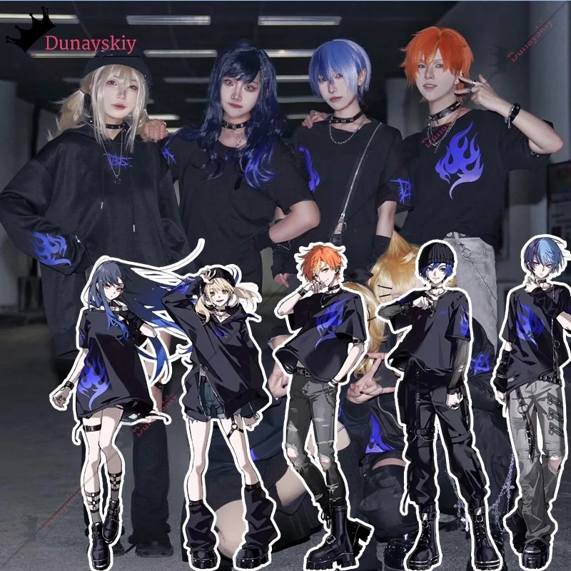 

Аниме проект Sekai Fuel косплей полный комплект костюм Kohane/Shiraishi an/Toya Aoyagi парик униформа маскировка на Хэллоуин для мальчиков и девочек