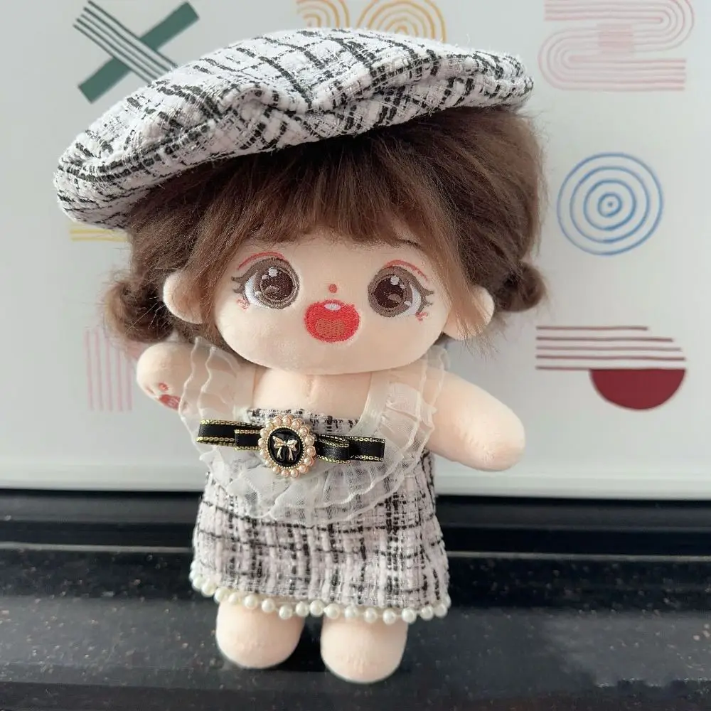 Cute Doll Lovely Clothes With Cartoon Headband Accessories 7 Styles Plush Dolls Clothes EXO Idol Dolls