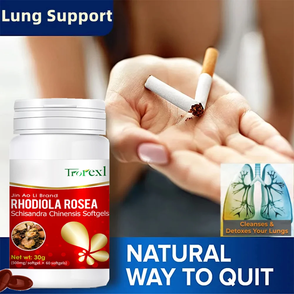 Lung Cleanse Detox Pills Support Respiratory Health Mucus Remove Quit Smoking Easy Asthma Relief Altitude Sickness Vegan Capsule