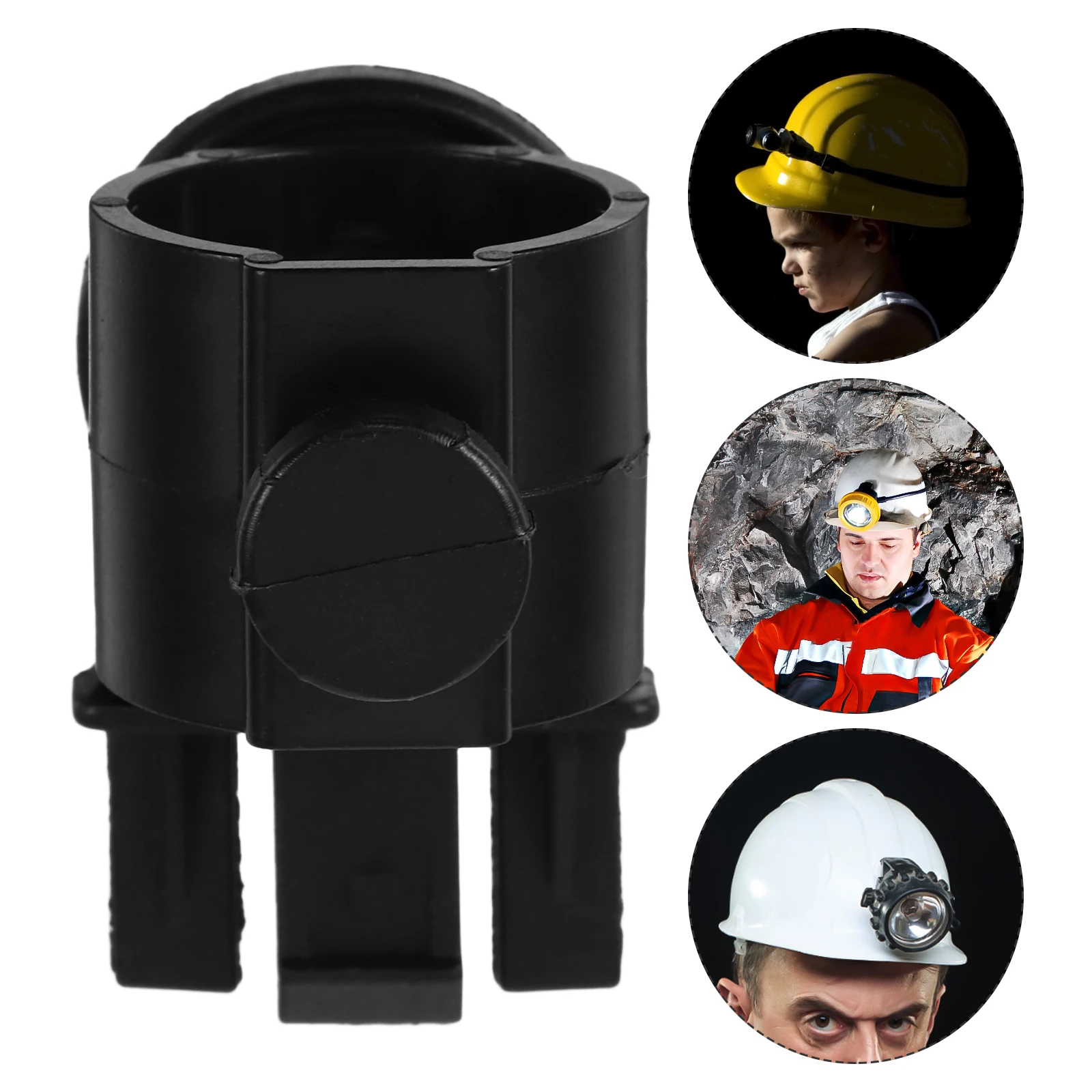 Hardhat Headlamp Mount Safety Light Clip Flashlight Holder Bracket Waterproof Lightweight For Construction Camping