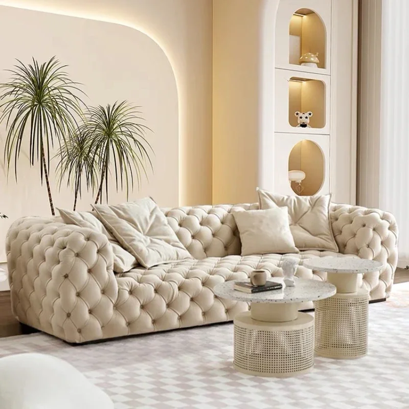 

Italian Modern Light Luxury Sofa Designer New Lounge Sofa Loveseat Home Floor Sofa Woonkamer Banken Living Room Furniture