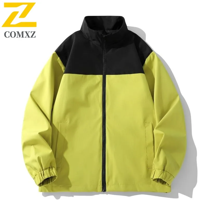 

COMXZ 2025 Мужская и женская куртка Arc Goretex, пальто с воротником-стойкой и длинным рукавом, повседневная спортивная куртка с длинным рукавом, спортивное пальто на открытом воздухе, модное