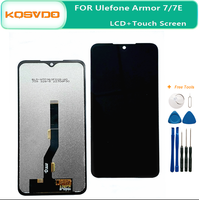 6.3 inch For 100% Original Ulefone Armor 7 & 7E LCD Display +Touch Screen Digitizer Assembly Display Module Repair Android 10