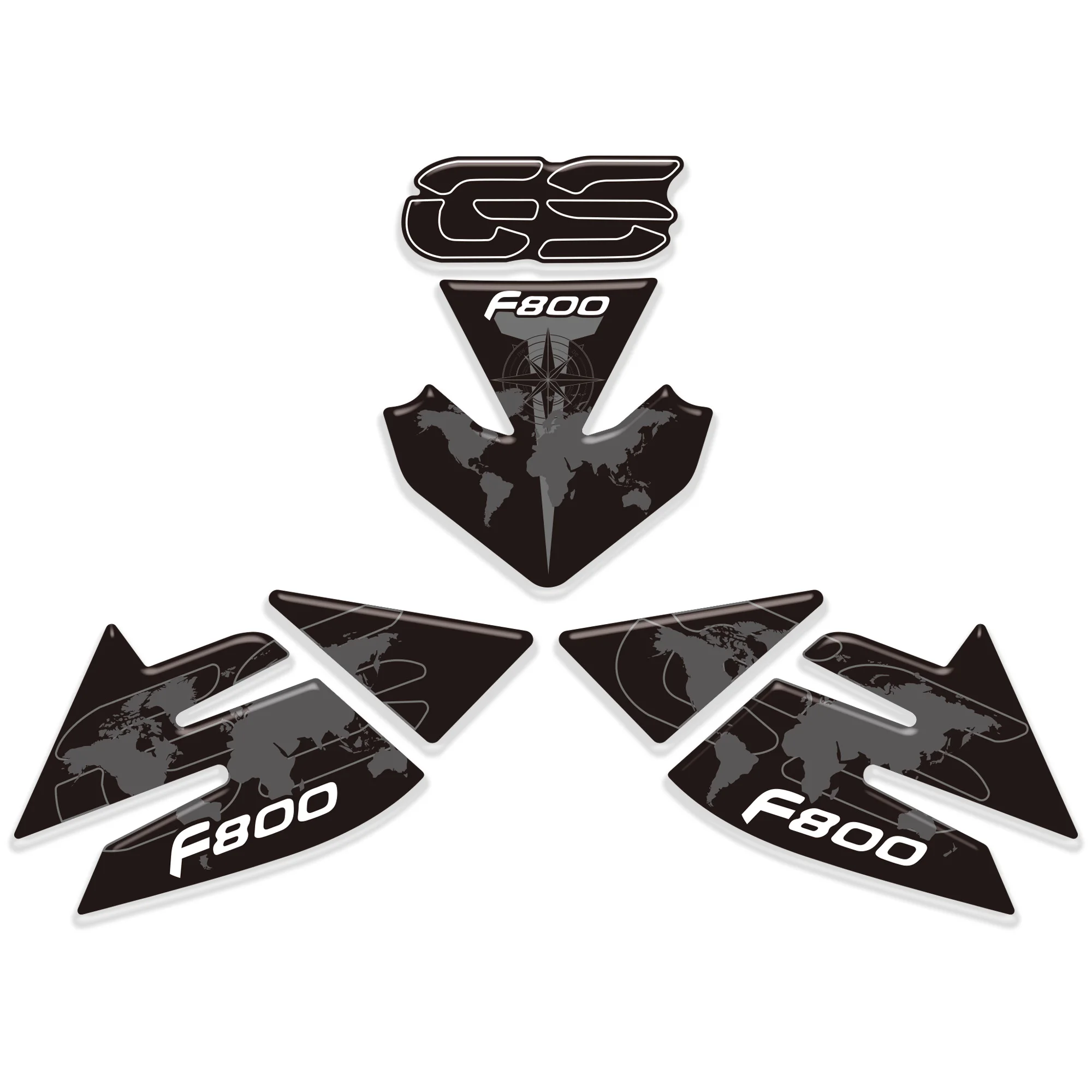 Tank Pad F800GS F800 F 800 GS GSA ADV ADVENTURE Stickers Tank Gel 3D protections fit BMW f800 GS 2013-2019 - view 6