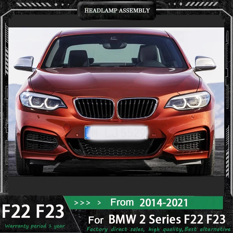 

Car styling Headlights For BMW 2 series F22 F23 14-21 new style LED Headlamp Assembly Upgrade Projector Lens Accessories Kit