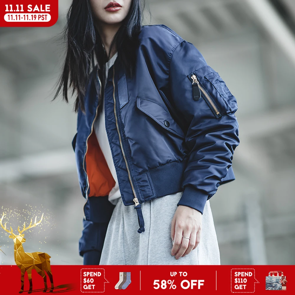 

Женская утепленная куртка Maden, ветрозащитная бейсбольная хлопковая куртка на осень и зиму, повседневная верхняя одежда, куртка, топы