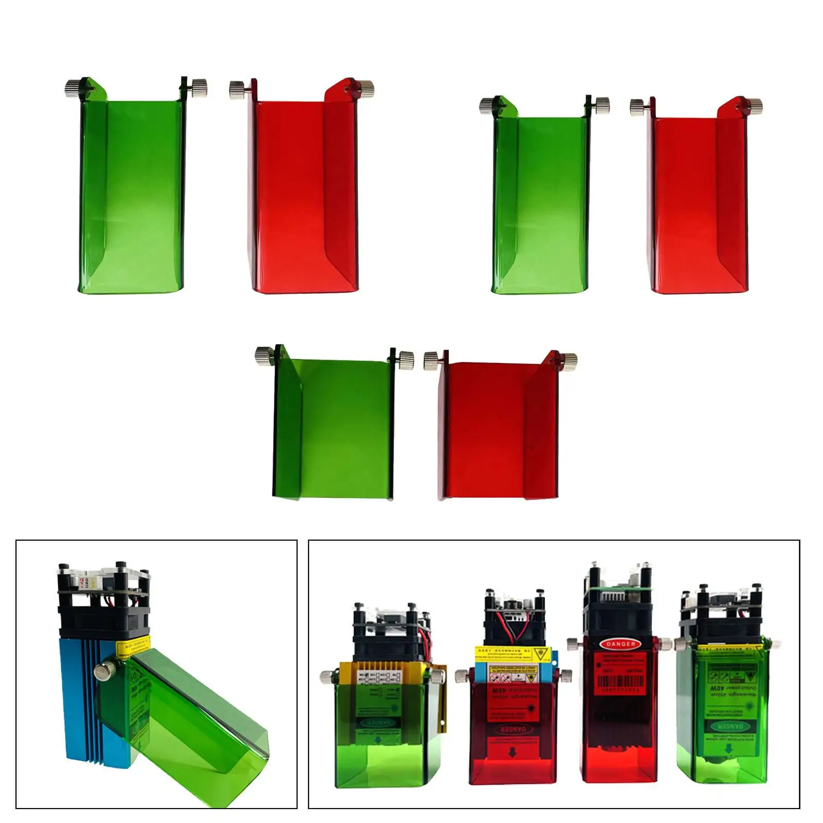 Óculos protetores para CNC Laser Engraving Machine, Módulo Laserhead