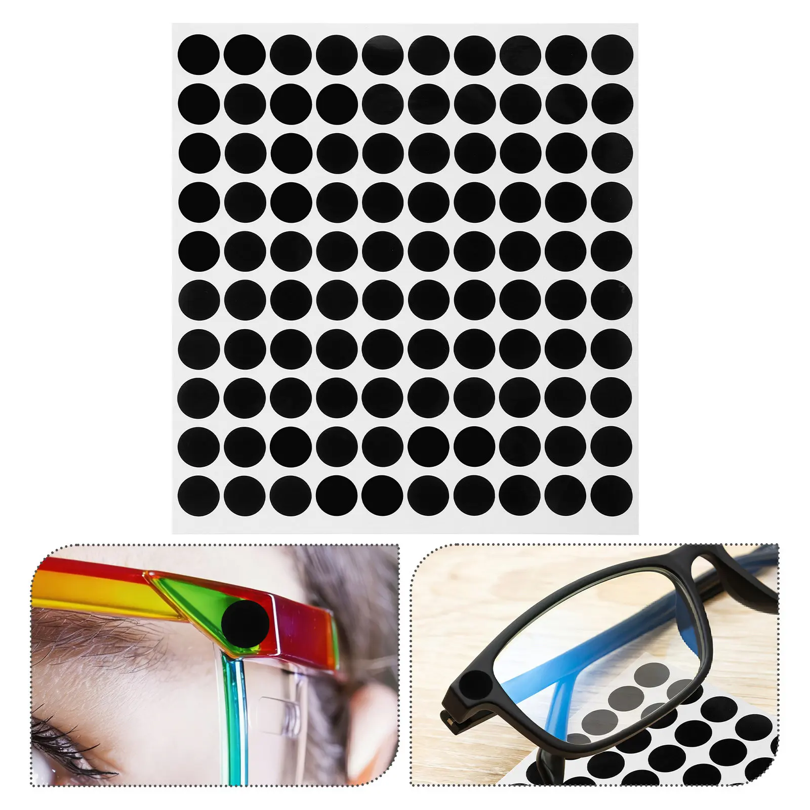 

100 шт. Умные наклейки-фильтры для защиты конфиденциальности на смарт-очки: светоблокирующая пленка для электроники, офиса, путешествий, многоразового использования