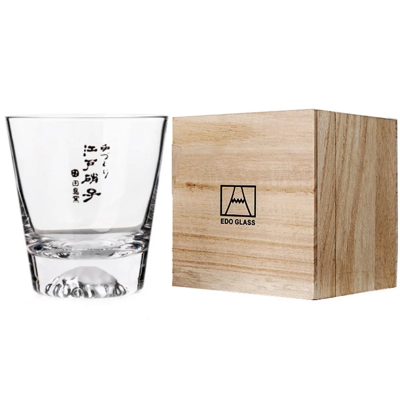 

Japanese style personalized snow mountain cup, icebergcup, transparent glass, whiskyglass, household water glass, creative glass