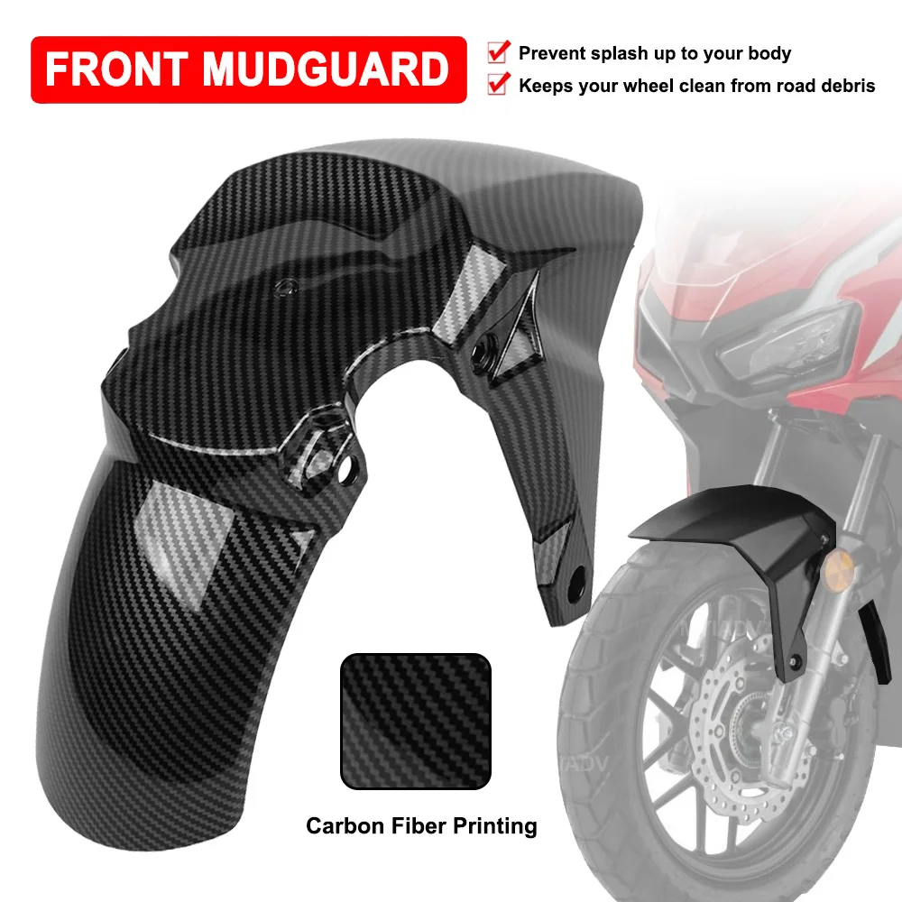 

Motorcycle Front Fender Mudguard For Honda Adv160 ADV 160 2023 2024 Mud Splash Guard Tire Hugger Cover Protection Accessories