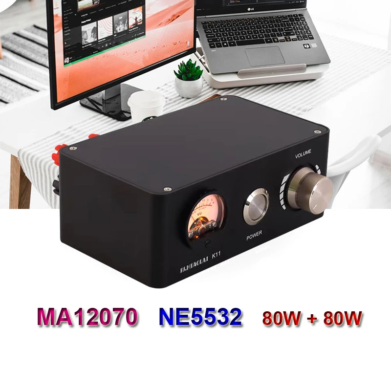 80W+80W Digital Audio Power Amplifier Infineon MA12070 NE5532 Home Theater 2.0CH HiFi Stereo Amplifier Class D Amp