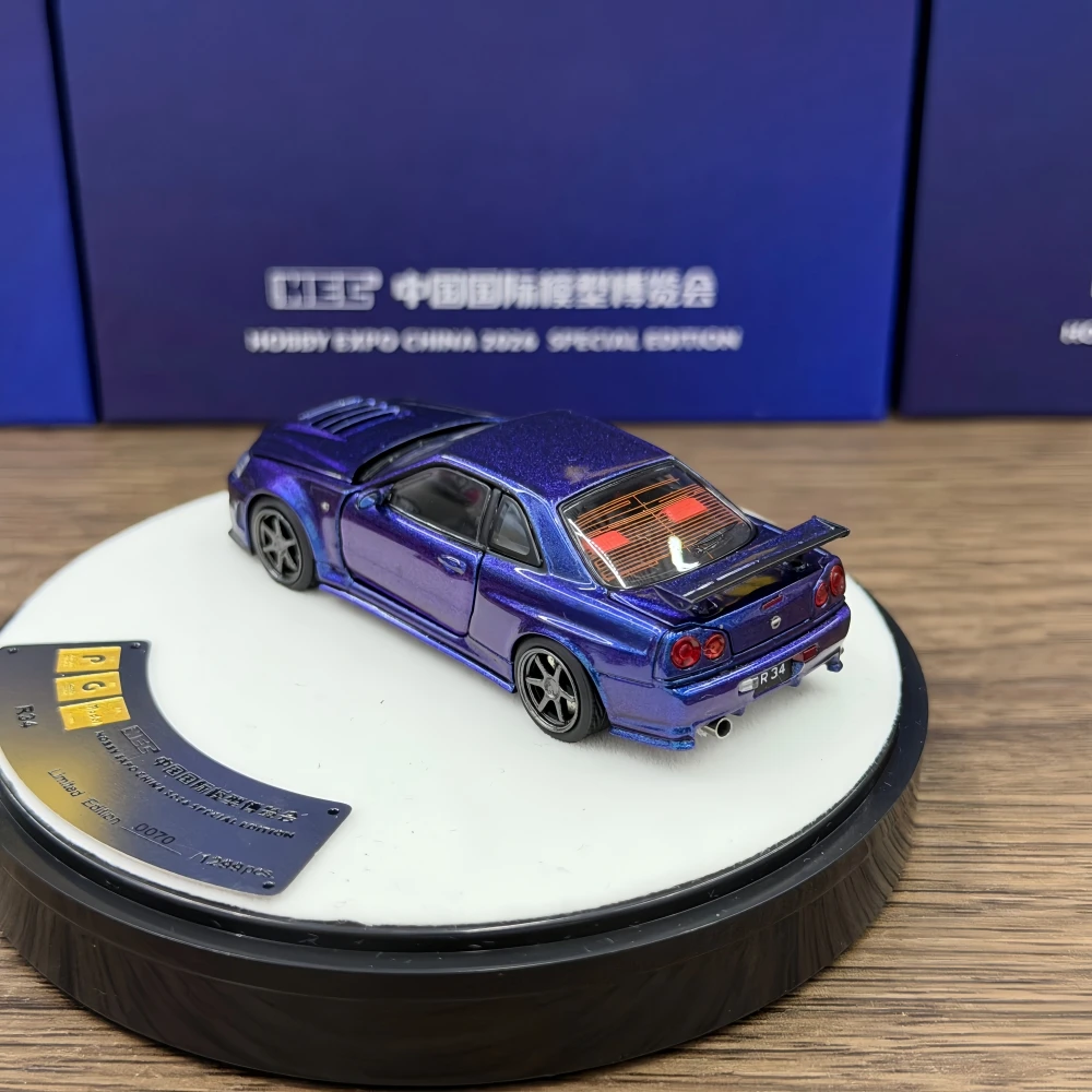 Afbeelding 7: PGM 1:64 Liberty Walk GTR R34 HEC Die-cast model auto