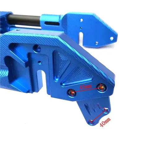 M3 M5 Elmotorcykel Svängarm 3D CNC Justerbar Aluminiumlegering Dubbelrör Bakre Platt Gaffel För M3 M5 M6 Monkey Modifierad 6 best sales svängarm - №1