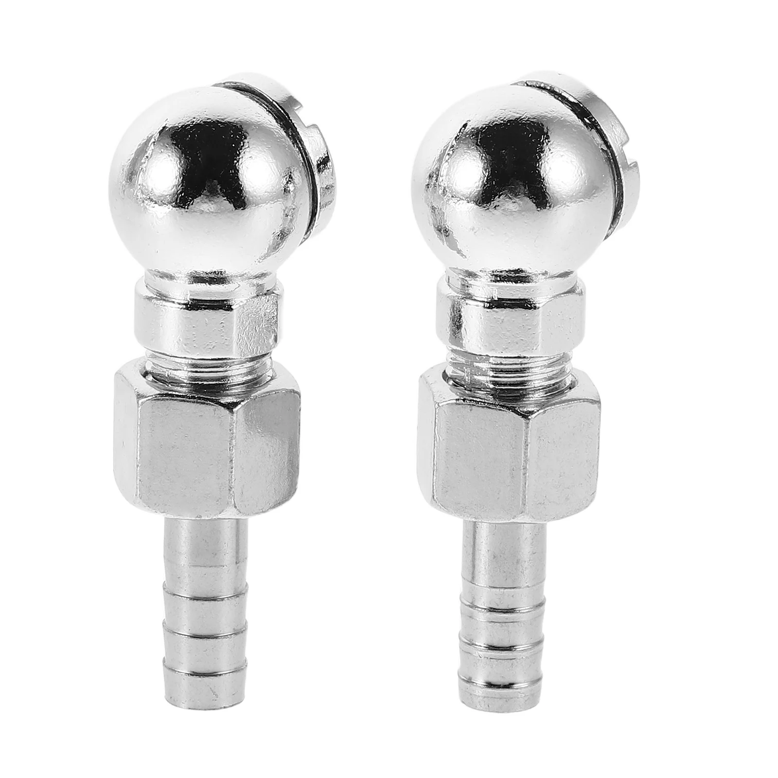 

2 Pcs Car Tire Inflation Nozzle Ball Foot Air Chuck Compressor Hose Adapter Inflator Gas Auto