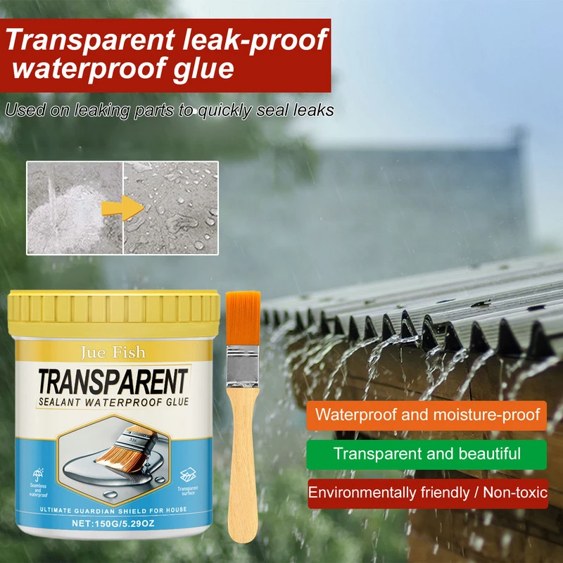 

Transparent Sealing Waterproof Glue Kitchen and Bathroom Leakage, Door and Window Gap Waterproof and Leak-proof Sealant