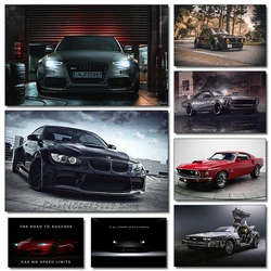 Super Sports Car Poster Refitted Car Wide Body Sports Car Picture Canvas Printing Painting Living Room Bedroom Home Decoration