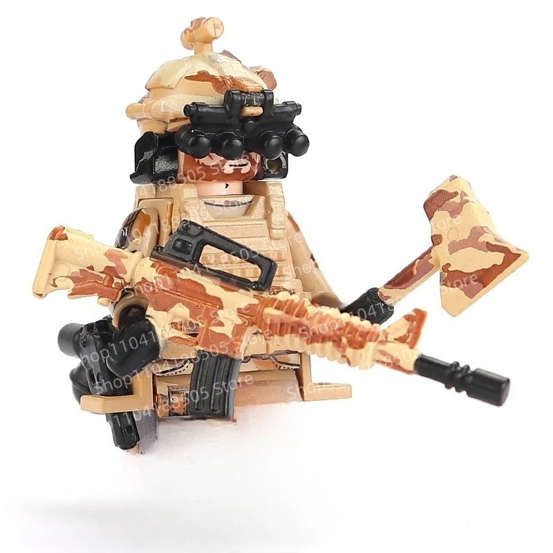 MOC Oficerowie sił specjalnych innych firm, żołnierze, lalki, zabawki edukacyjne, prezenty, ozdoby Power Armor, przedmioty kolekcjonerskie.