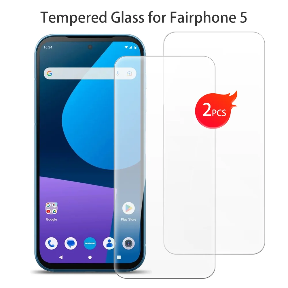 For Fairphone 5 Tempered Glass Protective ON Fairphone 5 6.46 Inch Screen Protector Smart Phone Cover Film