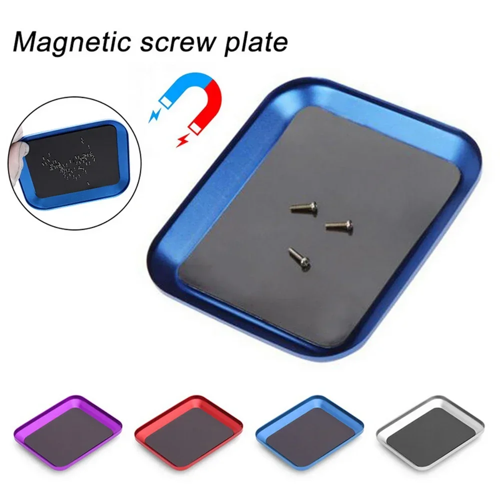 

1pcs Screw Magnetic Tray Wrenches Bolts Nuts Storage Screw Magnetic Mat Collect Screws Mini Storage Box Mat Mobile Repair Tool