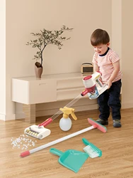 Vacuum cleaner, sanitary ware, playhouse, playset Suitable for children over 3 years old Pretend to sweep the floor clean