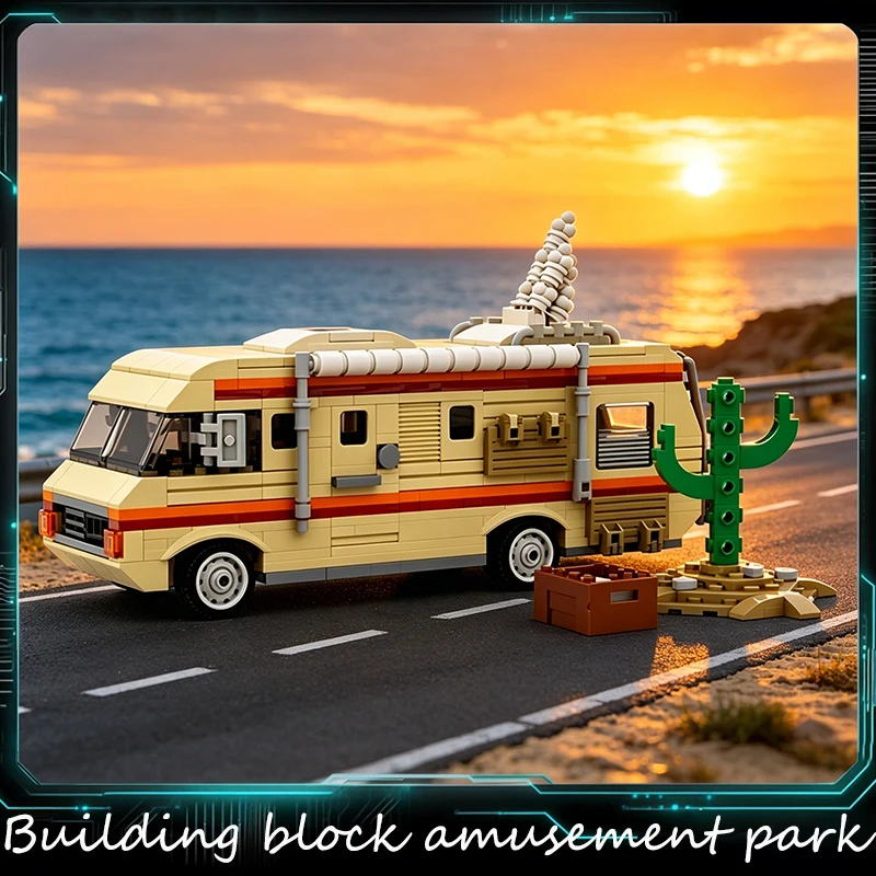 

683 PCS MOC Famous Movie Series Building Bus Toy Accessories Educational DIY Toys Birthday Party For Boys Girls Christmas gifts