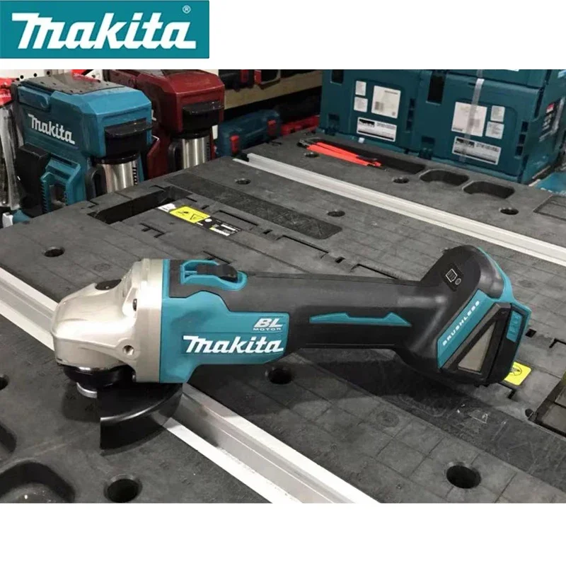 MAKITA DGA404Z Cordless Angle Grinder 18V Brushless Motor 100mm 8500rpm Multifunctional Grinding Cutting Saw Power Tools DGA404