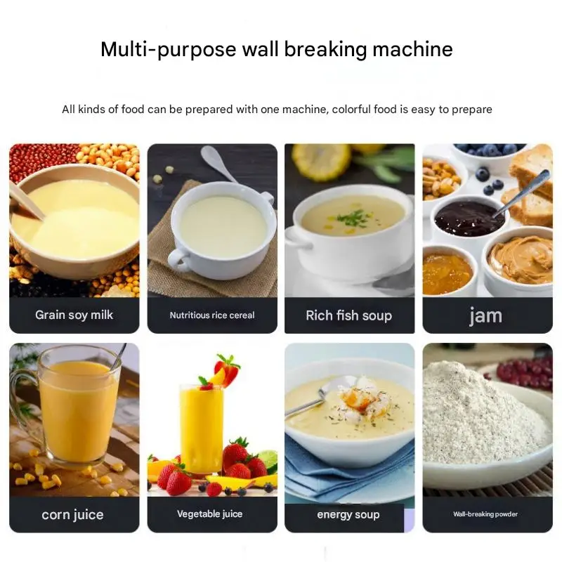 Commercial Blender Manual Fruit Juice Extractor High Capacity Fruit Smoothie Blender Juicer Mixer 5.2L Blender for Smoothies