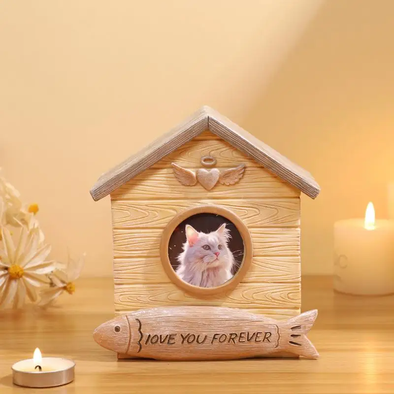 Dog Ashes Urn Dog Ashes Box Pet Urn Cremation Box Love You Forever Pet Memorial Urns Pet Ashes Box House Shape Dog Urn Funeral