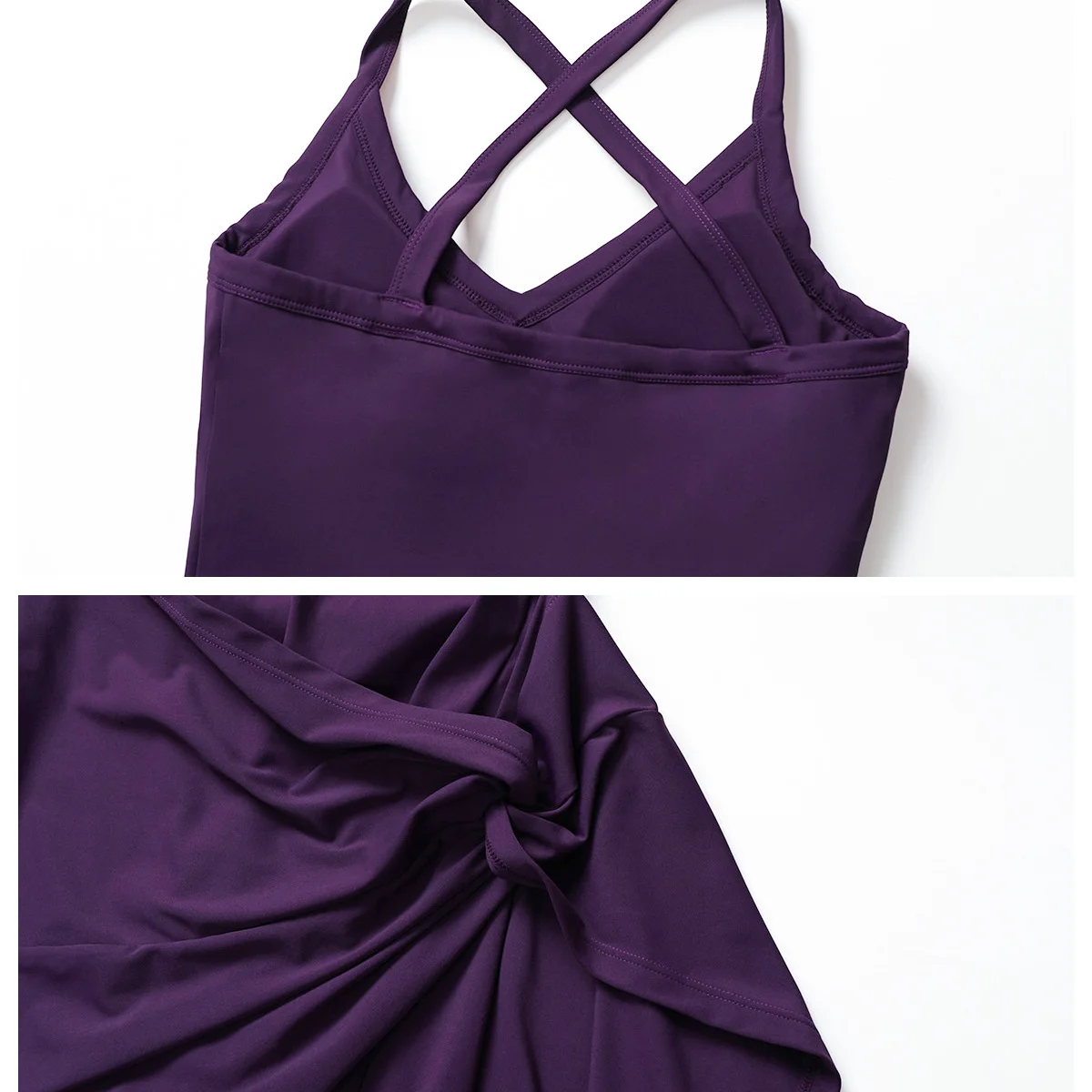 جديد قطعة واحدة تنورة المرأة الصيف آمنة اليوغا التنس التنانير رياضة الغولف الجري الرياضة اللياقة البدنية مع منصات الصدر المضادة للوهج تنورة رقص