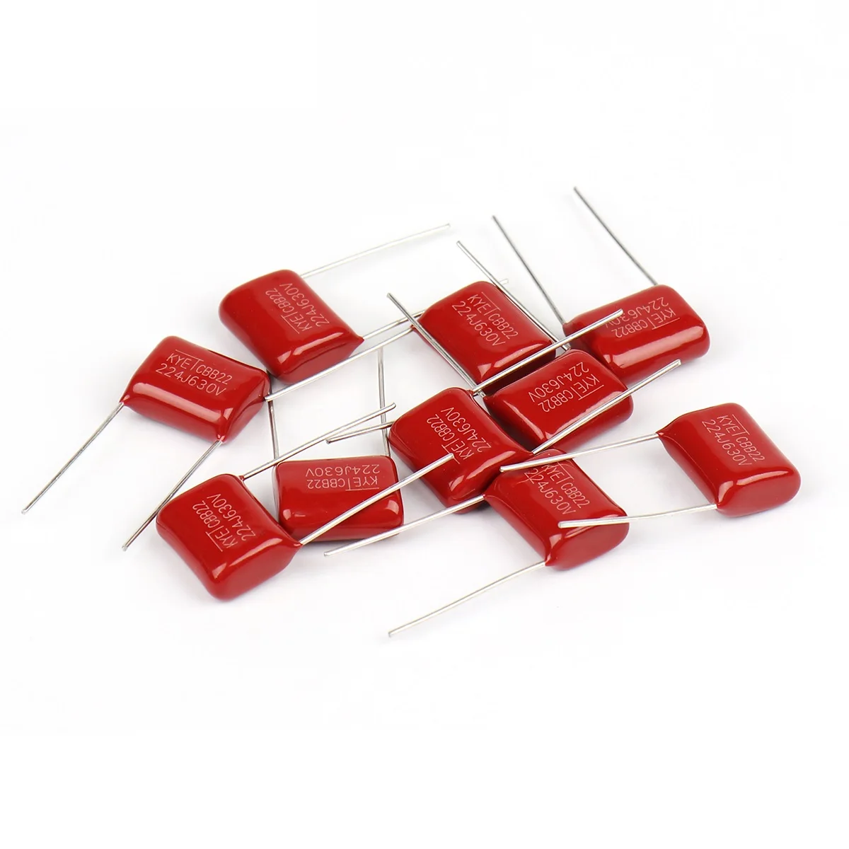 10Pcs CBB Capacitor 1250V CBB Polypropylene Film Capacitor P10/P10 105 152 103 183 222 335 392 472 562 682 Variable Capacitor