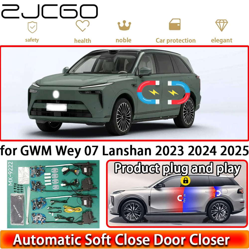 for GWM Wey 07 Lanshan 2023 2024 2025 OEM Soft Close Door Kit Power Closing Latch System Auto Pull Door Easy Close Plug & Play