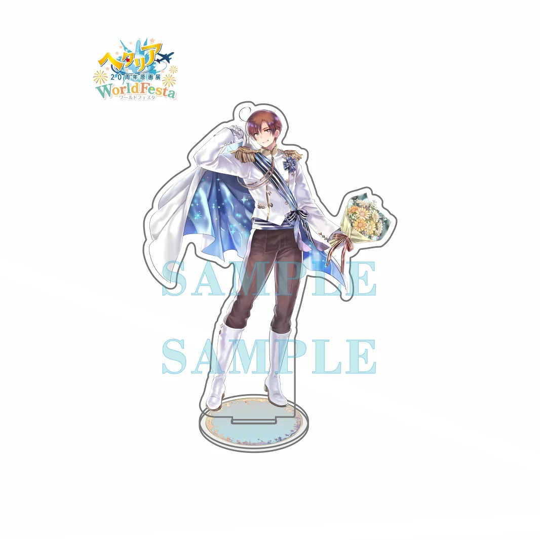 Anime Hetalia: Axis Powers 20th Anniversary Arthur Kirkland/Wang Yao Acrylic Stand Desktop ornaments keychain Cosplay Gifts 15CM