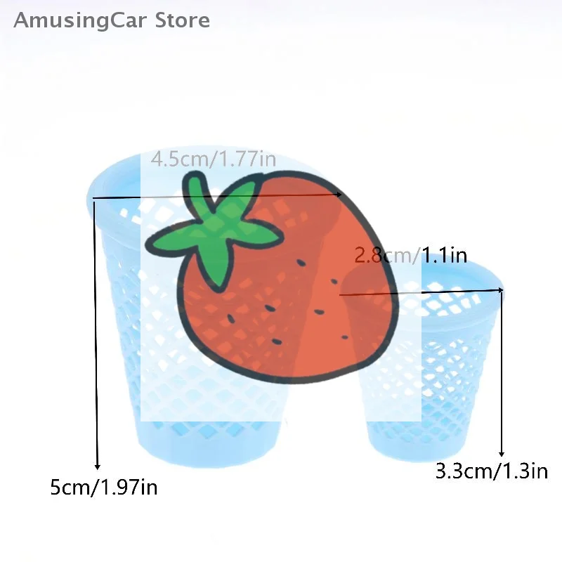 نموذج صندوق قمامة مجوف مصغر بمقياس 1/12 لديكور بيت الدمى #6