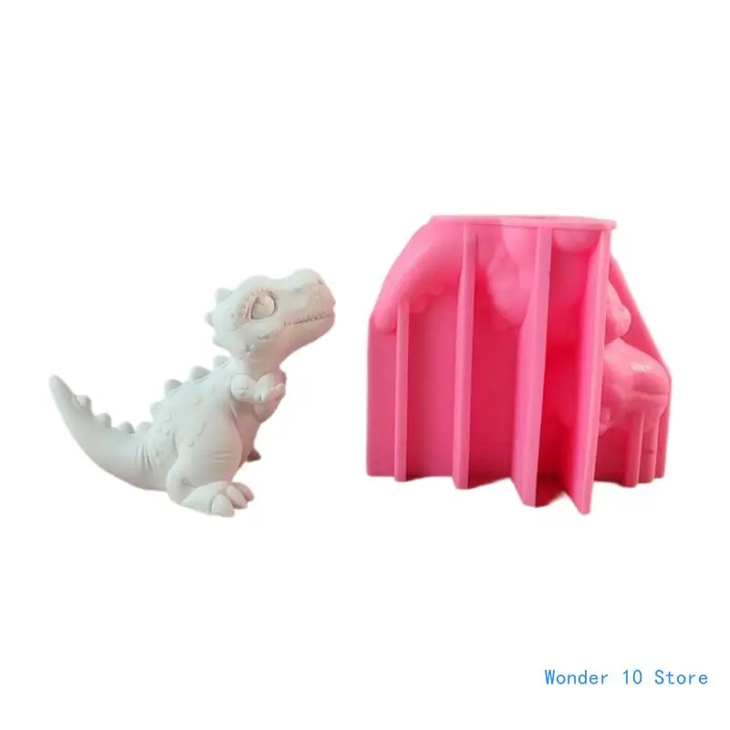 

Dinosaur Silicone Mould Decorative Plasters Mold Baking Mold for Cake Decoration