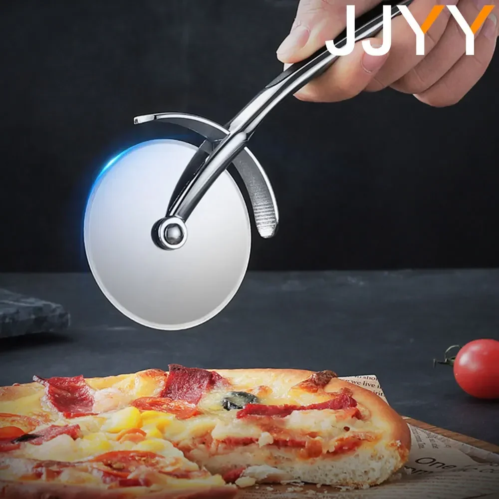 Pizza Cutter Stainless Steel Pizza Knife Cake Bread Pies Round Knife  Pastry Pasta Dough kitchen Baking Tools