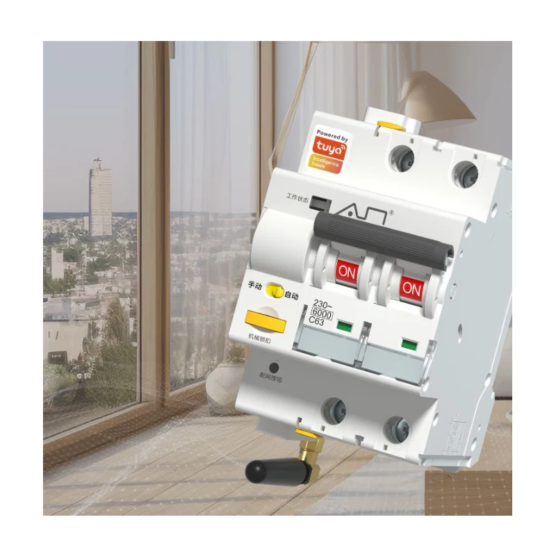 

Tuya 16A 32A 60A Smart Life дистанционное управление 230 В автоматический выключатель WIFI MCB защита от короткого замыкания таймер 1P/2P/3P/4P/1P + N