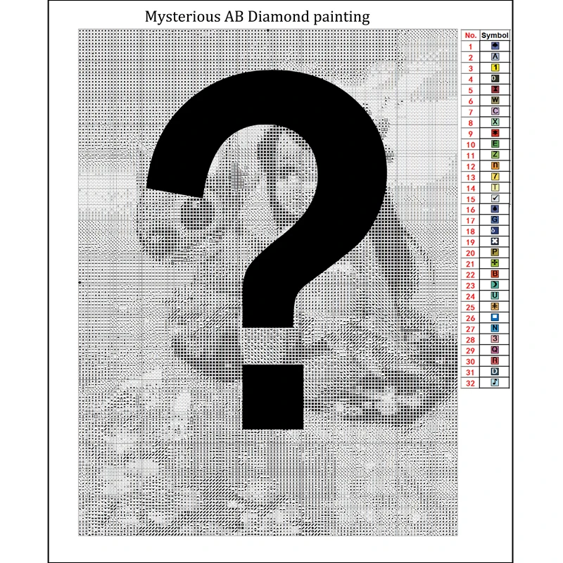 Mysterious AB Diamond Painting, Full Drill, Mosaic Art of Rhinestones, DIY Diamond Embroidery, Cross Stitch, Home Decor, Kids