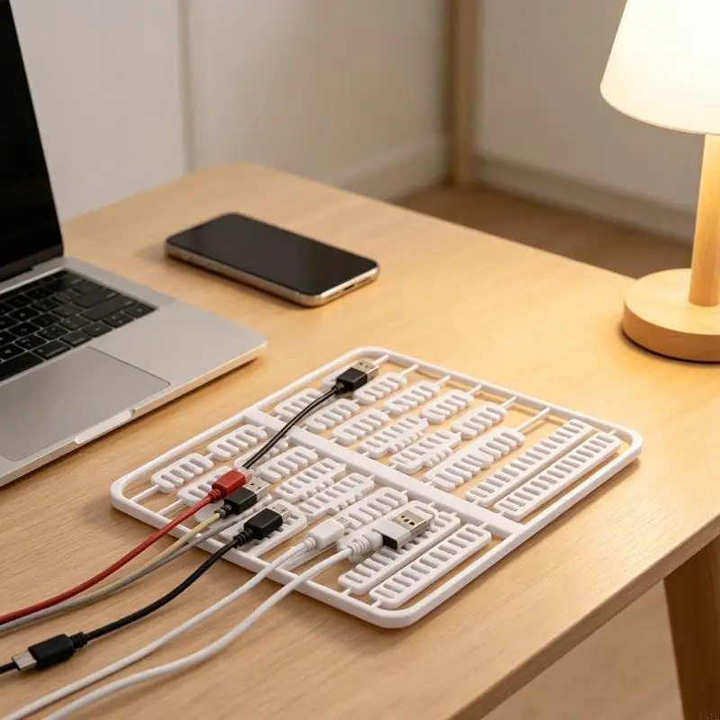 Power Wire Guide 28PCS ABS Snap-Off Board for Build Cable Routing