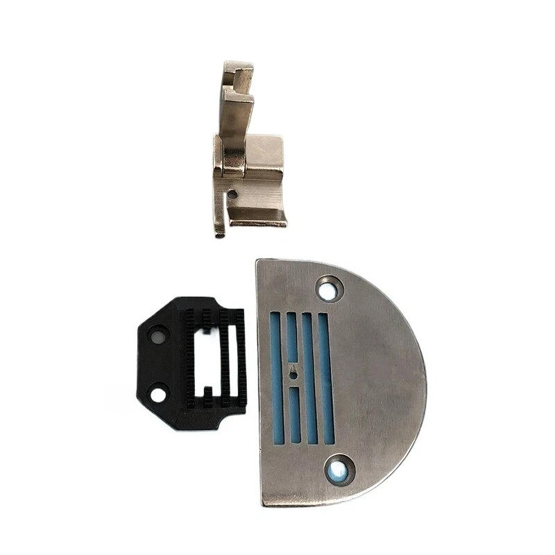 For flat car widening anti-wrinkle needle position group, four rows, five rows and six rows of tooth pin plate presser feet