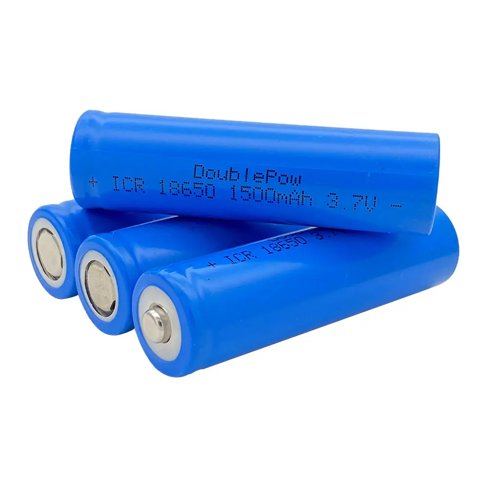 Nowa bateria Doublepow 18650 3.7V 1500mah 18650 akumulator litowy do latarki itp