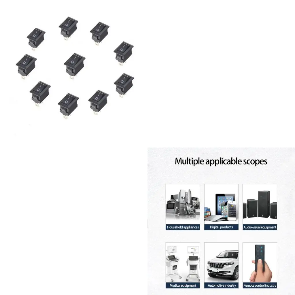 

Автомобиль 2-контактный рокер переключателей переключатель Power Spst On-Oft 2 Position 250V 3A переключатели