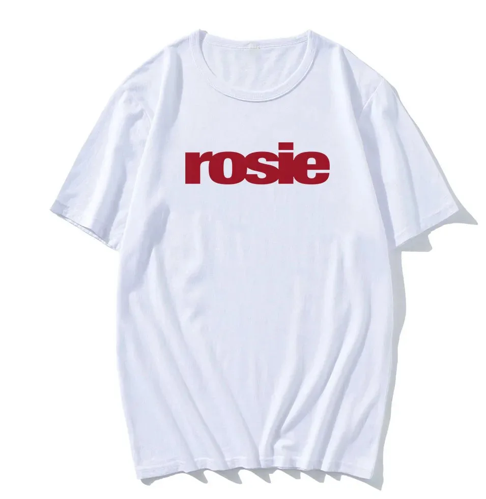 

Rosie Album 2025 Tshirts ROSÉ POP Korean Fashion T-shirt High Quality Soft Tee-shirt Casual Womens Clothes Graphic Tee