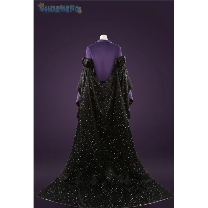 Vil Schoenheit Game Twisted Wonderland Cosplay Costume Tail necklace gloves purple gorgeous sexy dress Halloween uniform XS-XXXL