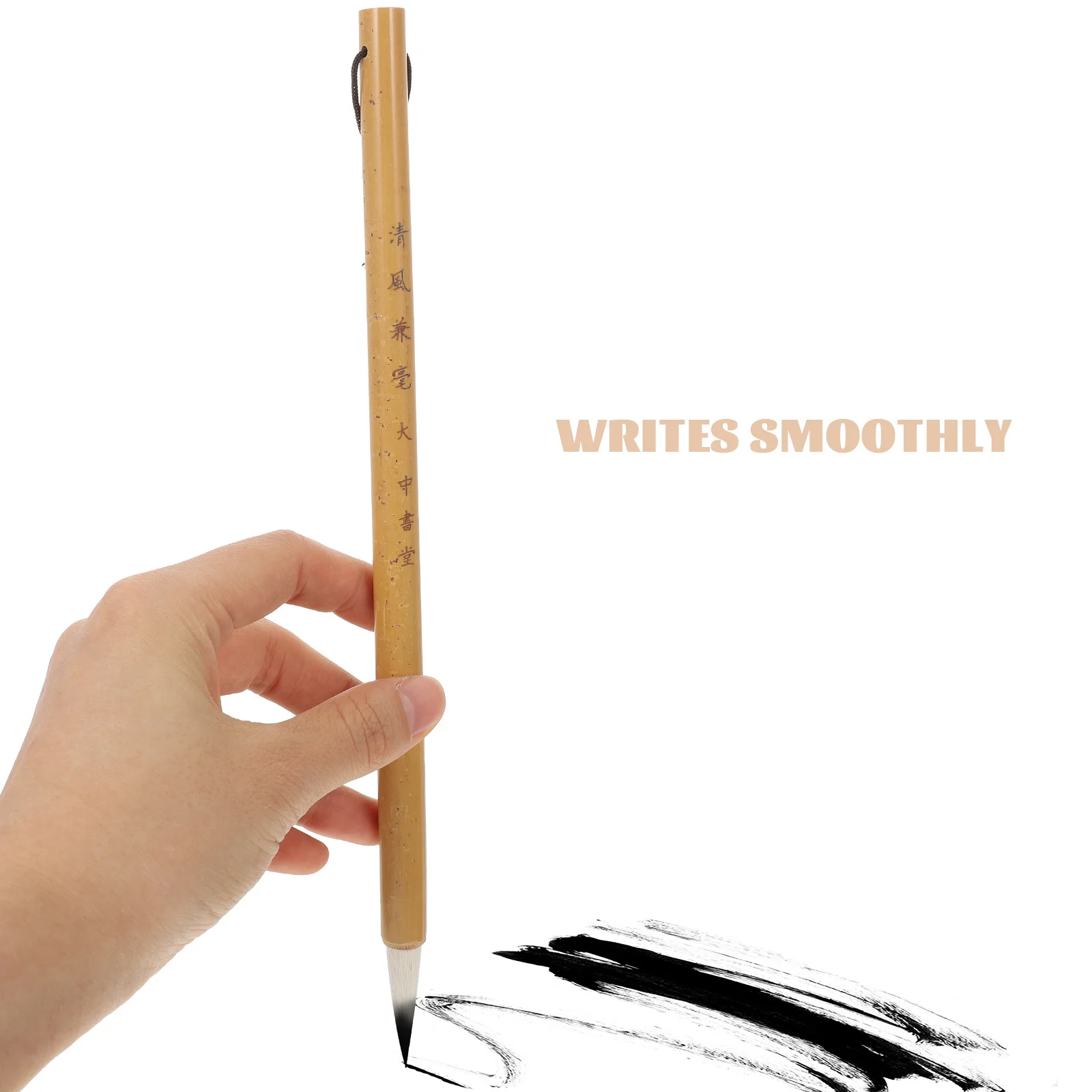 3Pcs Chinese Calligraphy Brush Set Reusable Traditional Writing Brush for Calligraphy Painting Drawing Beginners Professional