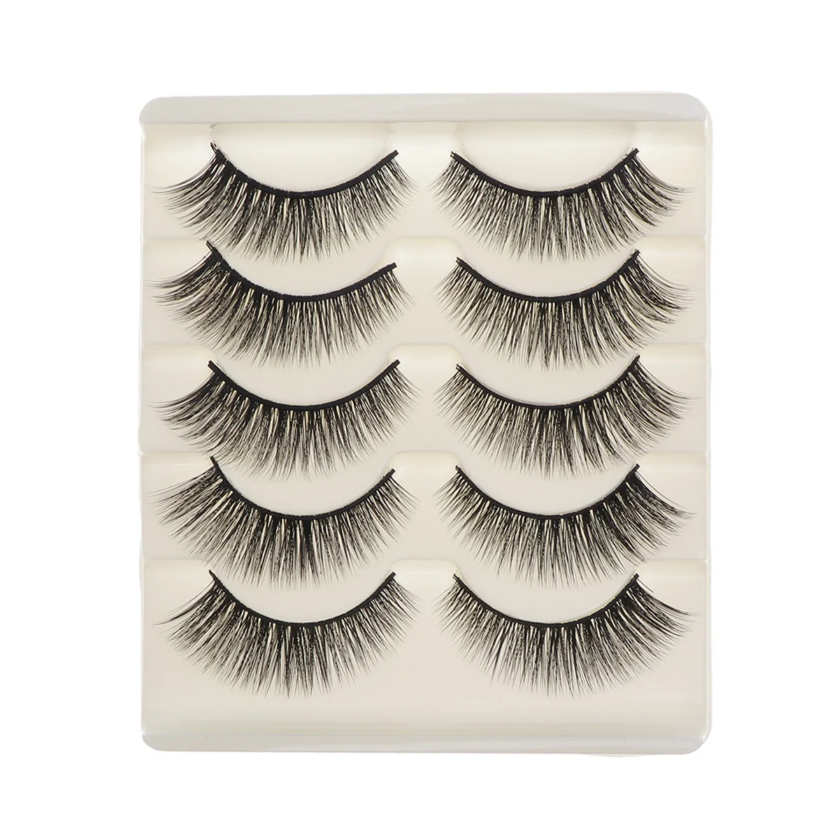 

Natural 3D False Eyelashes Long Thick Premium Fake Lashes For Women Long Lasting Odorless Easy Removal Lady
