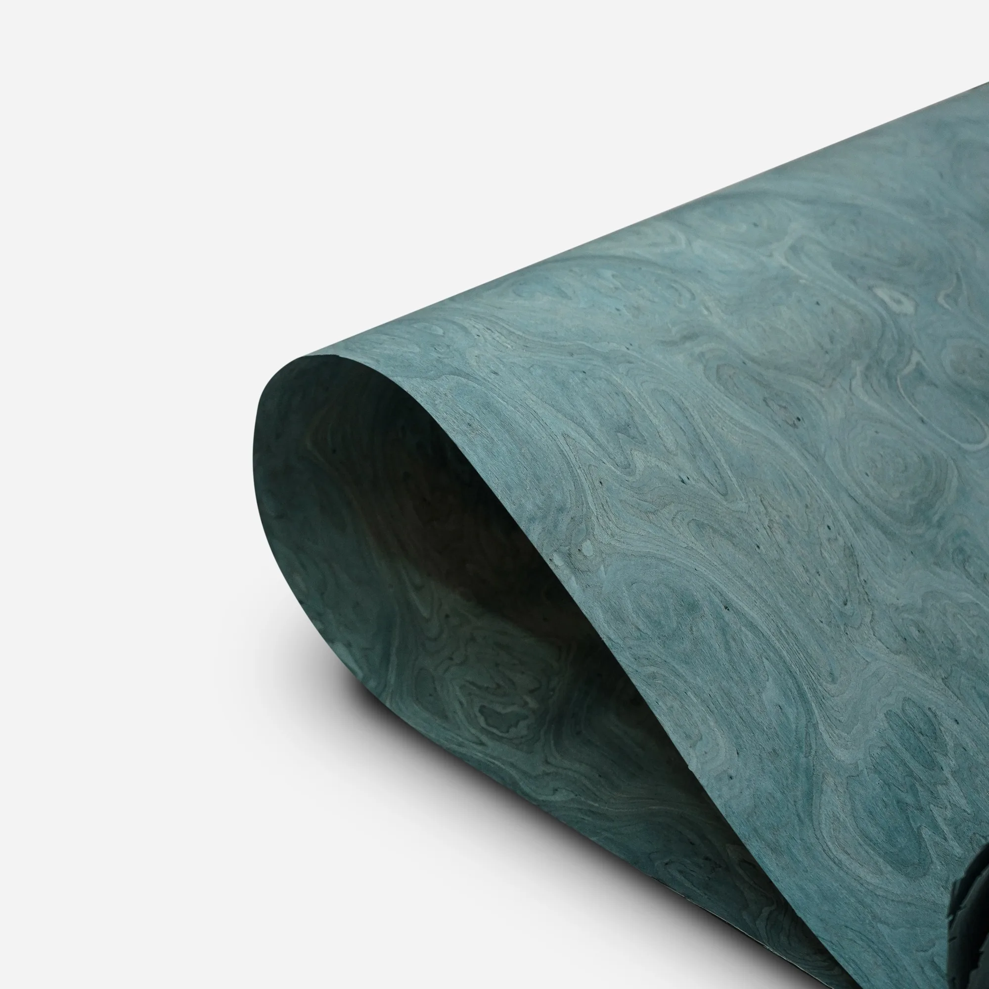 58x250cm Blue Vavona Engineered Wood Veneer, Reconstituted Fleece Backed Composite Wood Veneer Sheet for Furniture Renovation