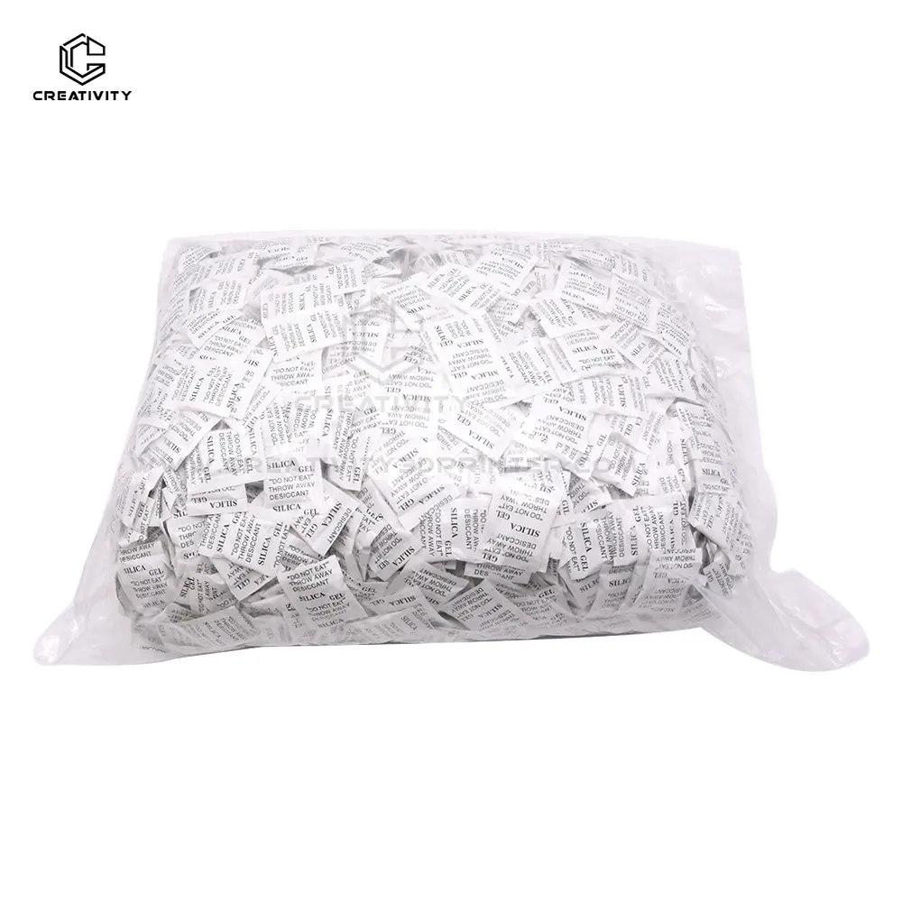 50/100 Packs of Non-toxic Silica Gel Desiccant Moisture Absorbent Dehumidifier for Clothing Food 3d Printer Filament Storage