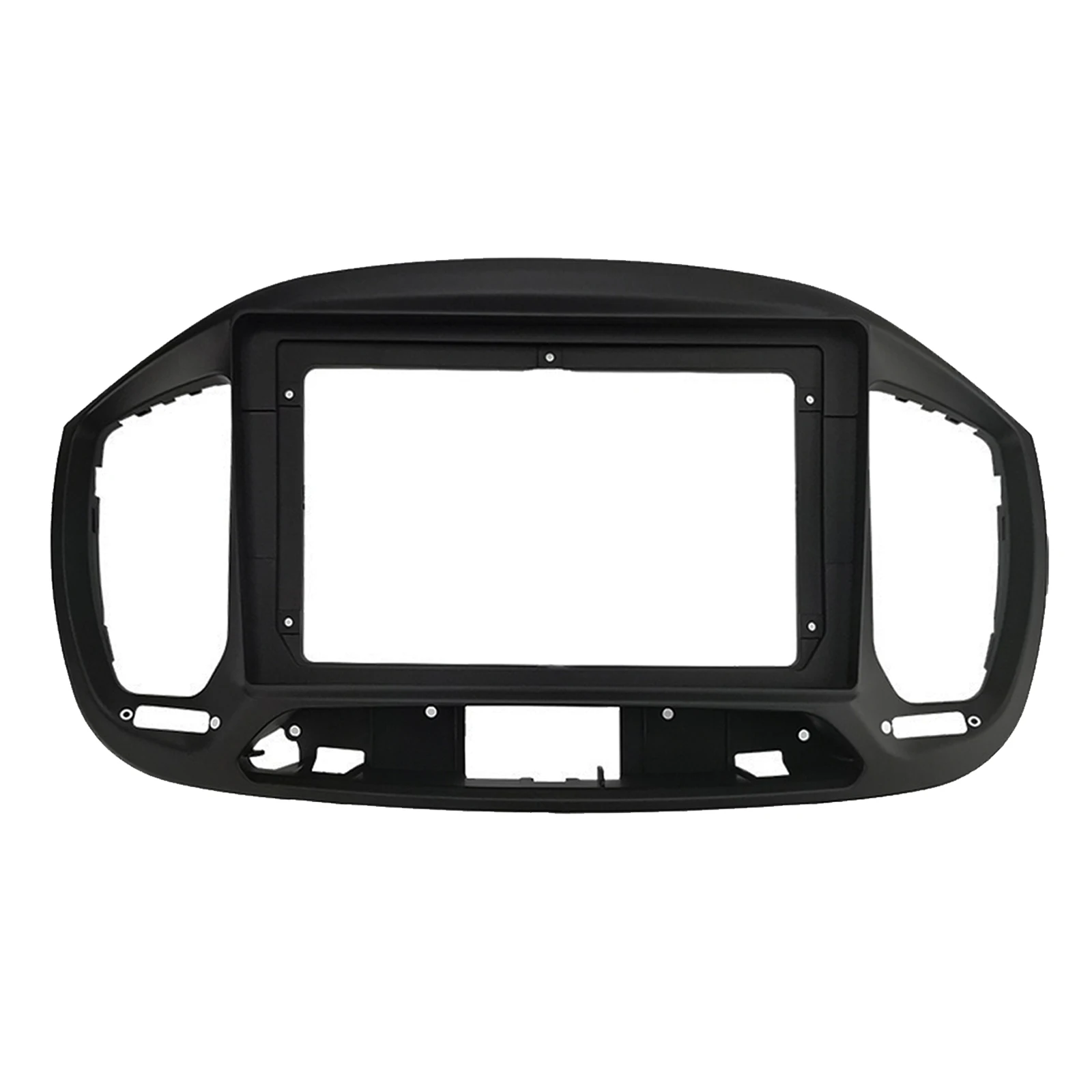 2 Din 9 بوصة راديو السيارة تركيب DVD GPS Mp5 البلاستيك فآسيا لوحة الإطار لشركة فيات UNO 2015-2020 داش جبل كيت #3
